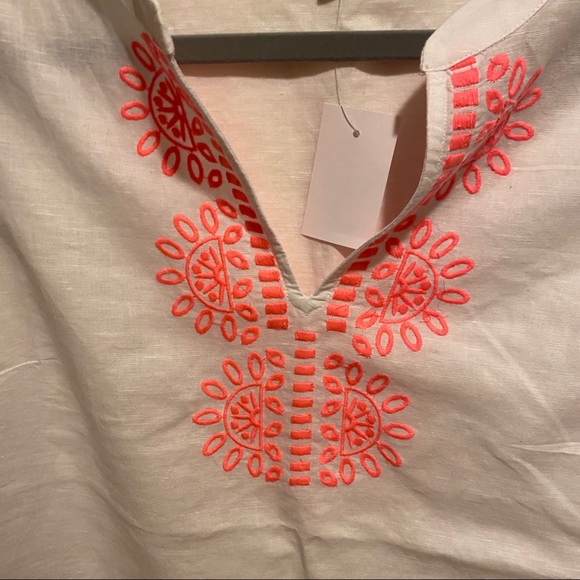 NWT J. Crew Factory Embroidered Tank Sz. 10 - Picture 3 of 4